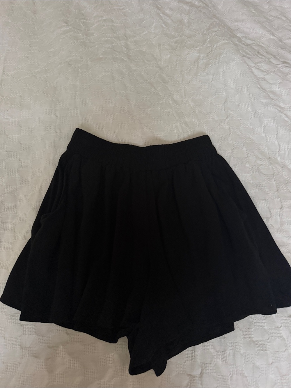 Zenana size small black flowy dress shorts